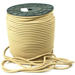 Double-braided hemp beige sheet, halyard, and trim rope.