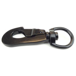 65-85mm. Hook with swivel for dog leashes, girth straps, cat leashes, connections of rope, chain, and rope, etc.