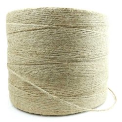 Approximately 2mm in diameter. Uncolored. For jute sacks, weaving, packaging, gardening, cultivation, macramé, crafts, etc.