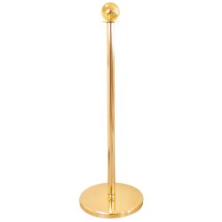 Barrier post for ropes. Suitable for museums, restaurants, hotels, exhibitions, etc.