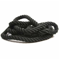 Beautiful black staircase railing rope made of PP.