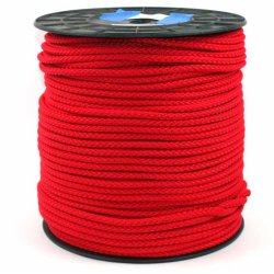 Polypropylene multifilament rope. For dog leashes, decorations, etc.