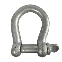 Opening from 10-50mm. Material thickness from 5 to 25mm. Shackle made of galvanized steel. For lifting equipment, anchoring, rop
