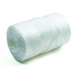 Twisted binding twine made of PP. Used as lashing twine and parcel string.