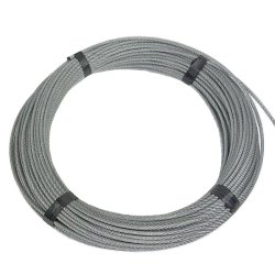 6mm steel wire with 114 strands, made from galvanized steel for excellent corrosion resistance and durability. Flexible construc