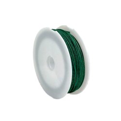 Spool of waxed whipping twine made of twisted polyamide, ideal for seizing, whipping, and lashing. The twine is treated with wax