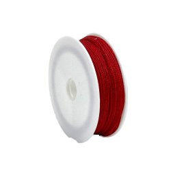 Spool of waxed whipping twine made of twisted polyamide, ideal for seizing, whipping, and lashing. The twine is treated with wax